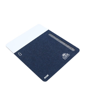 Fuzo Slick Mouse Pad with Erasable Writing Pad & Pen- Navy Blue